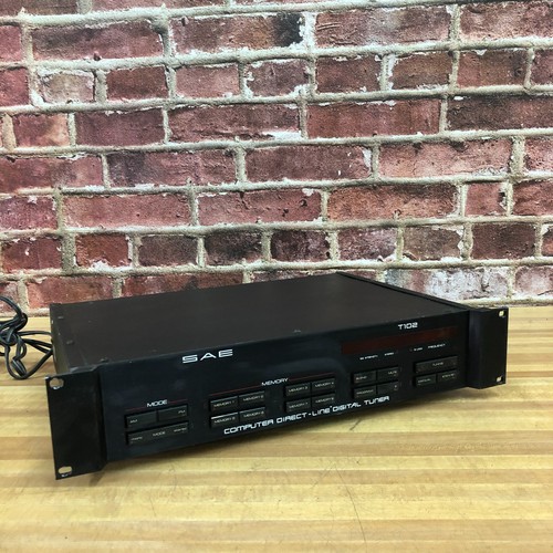 SAE T102 Vintage stereo tuner Computer Direct Line Digital Tuner (WORKS)