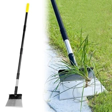 Garden Flat Shovel, Heavy Duty Multifunctional Cleaning Shovel with 60" Adjus...