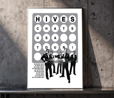The Hives & The Chats USA Tour March 2026 Poster