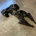 SUZUKI LT250R PLASTIC BLACK RACE FRONT AND REAR FENDER SET PLASTICS LT 250R