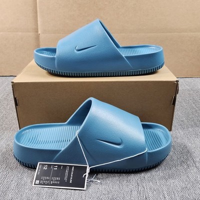 NIKE CALM SLIDE Smokey Blue Men's Sizes - 8, 11, 12 FD4116-005 Slip On Sandals