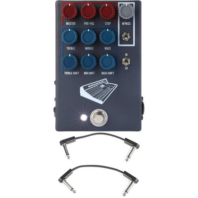 JHS Colour Box V2 Preamp Pedal with EBS Patch Cables - 10th Anniversary Edition