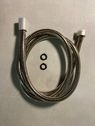 Signature Hardware 449696 60" Stretchable Hand Shower Hose - Polished Nickel - Picture 3 of 3