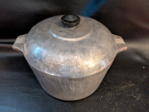 Vintage Ghc Magnalite 6 QT Alliage Aluminium Stock Théière Couvercle 10 inch USA - Photo 4 sur 8