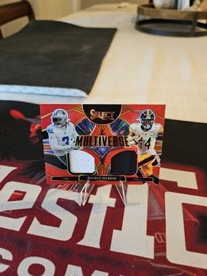 2025 Panini Select - Multiverse George Pickens #MVJ-GPS Red Prizm (MEM)