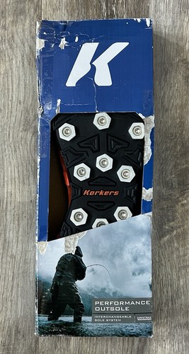 KORKERS OmniTrax V3.0 Triple Threat Hex Disc Interchangeable Outsole Size 11 - Picture 3 of 7