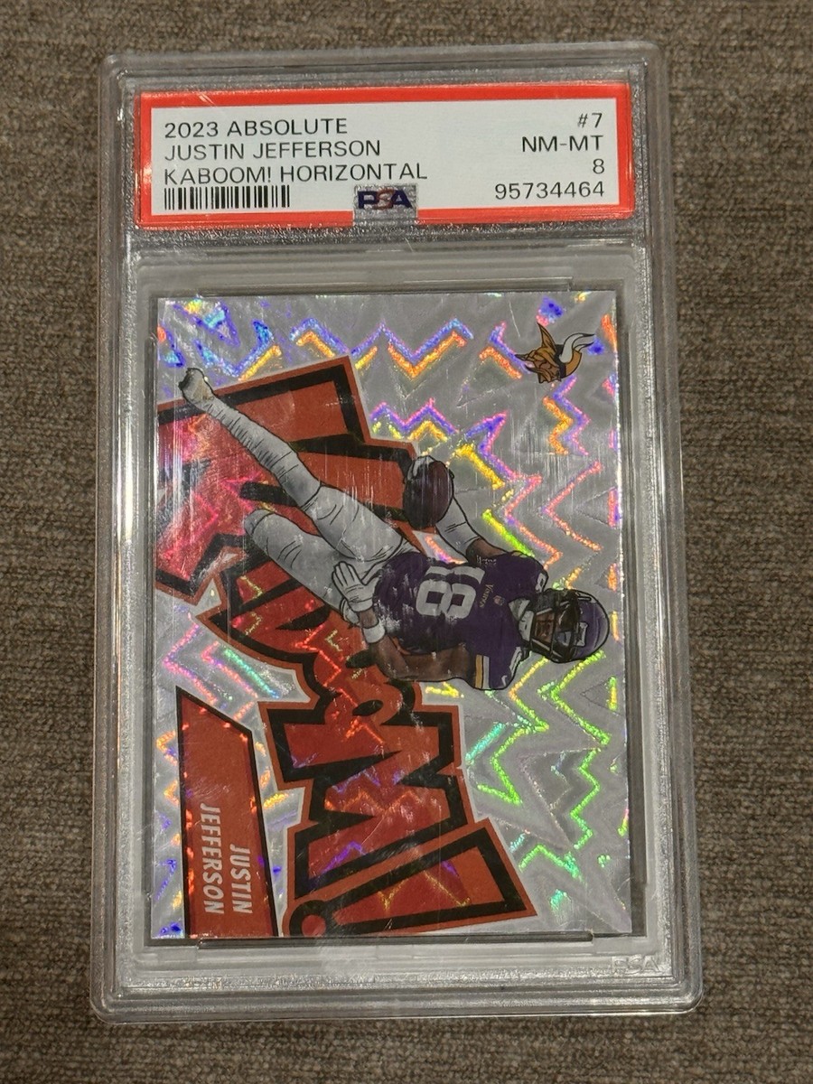 2023 Panini Absolute - Kaboom! Horizontal Justin Jefferson #7 for