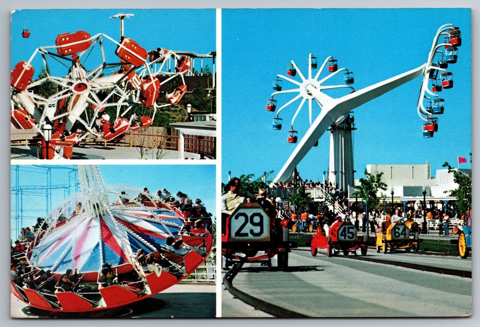 Vintage 1976 Marriott's Great America Amusement Park Postcard
