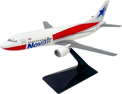 Flight Miniatures Novair Intl Airways Boeing 737-400 Desk 1/185 Model Airplane