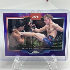 2025 Topps Chrome UFC - Brady Hiestand #199 Purple Refractor