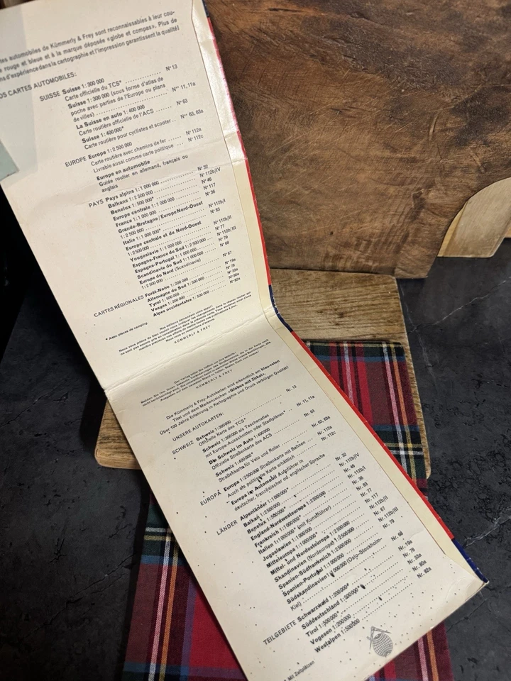 Vintage Europa Europe Road Map Kümmerly+Frey Bern/Schweiz 1:2,500,000 - Image 4 of 4