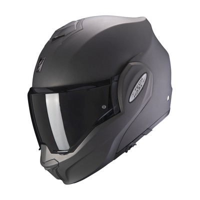 SCORPION Klapphelm EXO-TECH EVO SOLID Matt anthracite Gr: S ECE 22.06