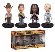 Funko Wacky Wobbler: The Walking Dead - Walking Dead 4Pc Mini