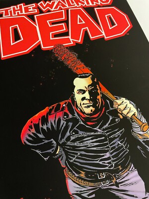 The Walking Dead mini print NEGAN Robert Kirkman Charlie Adlard