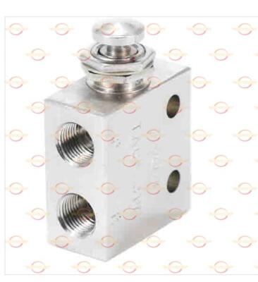 1/8''PT 2 Position 3 Way Mechanical Push button Air Pneumatic Valve TAC2-31P NEW