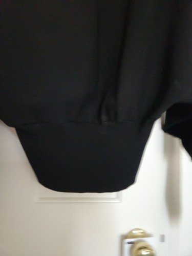 Express Pullover Damen Medium Schwarz V-Ausschnitt Relaxed Dolman Langarm - Bild 4 von 6