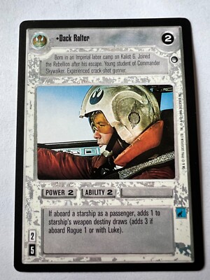 Dack Ralter Star Wars CCG Hoth Limited Rare SWCCG FS Eligible Dollar Rare