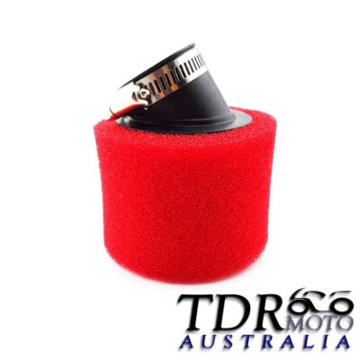 37mm/38mm Angled Foam Air Filter Pod – Fits 125cc Pit Bikes, Dirt Bikes, ATVs & Buggy