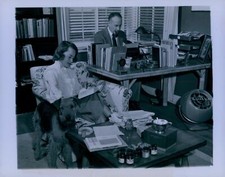 1948 Olivia DeHavilland Actress Studies Script Press Photo