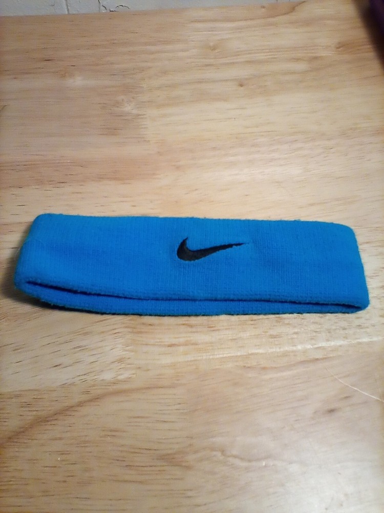 Nike Swoosh Unisex Headband in Game Royal Blue and Black for Adults