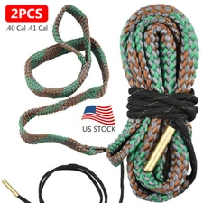 2PCS Bore Rope Cleaners Guns Barrel Cleaning Supplies Tool For ‎.40 Cal .41 Cal