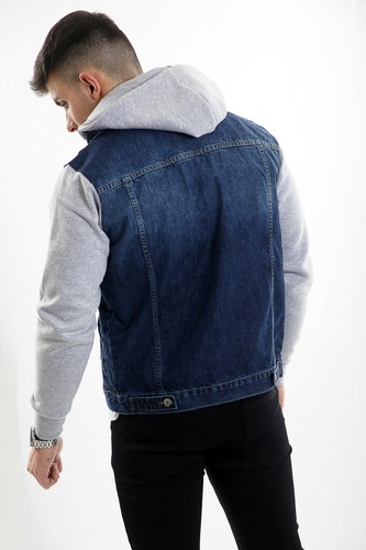 hoodie plus denim jacket