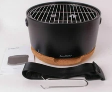 Pottery Barn BergHOFF Portable Tabletop Charcoal Grill Black 15x11" #9990Q