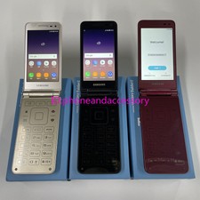 Samsung Galaxy Folder2 SM-G1650 Unlocked 16GB DualSIM supports MP3 Original Box