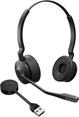 JABRA Engage 55 SE Stereo headset UC Link 400a DECT adapter USB-A 1,2m USB-C to