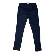 Eileen Fisher Mid Rise Skinny Jeans Stretch Lightweight Dark Navy 6