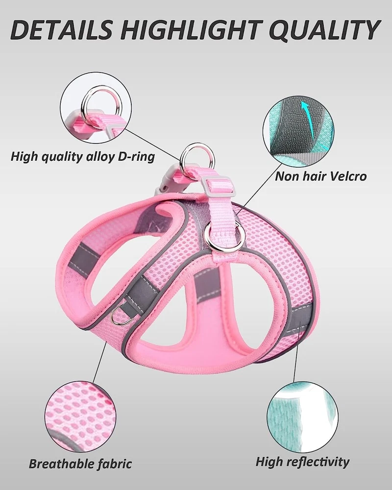 Dog Harness No Pull Puppy Harness and Leash Set Comfort, Safety, and Stylish