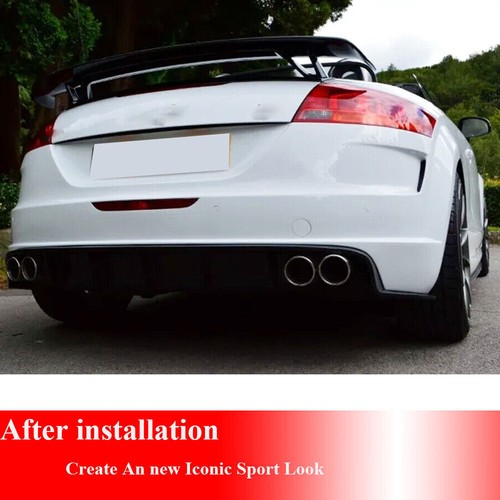 Alerón de maletero trasero negro para Audi TT MK2 8J TTS cupé 2008-2014 - Imagen 12 de 24