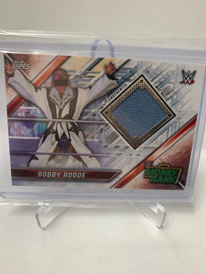 2019 TOPPS WWE EVENT USED MAT RELIC BOBBY ROODE MONEY IN THE BANK # DMR-BR - Image 2 of 3