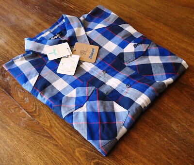 Bergans of Norway size S Slim Men's Casual Shirts Short Sleeve Multicolor NEW
