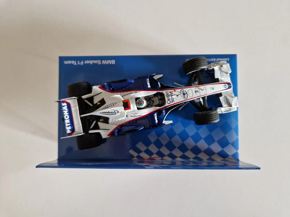 Minichamps 1/43 BMW Sauber F1.07 N. Heidfeld - Fuji Speedway Showcar 2008 - Immagine 3 di 4