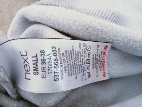 Next Grey Sweatshirt. Size S VGC - Picture 4 of 4