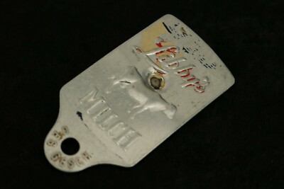 Werbeartikel, Libby´s MILCH Logo, Aluminium Dosenstecher ca. 1950er Jahre