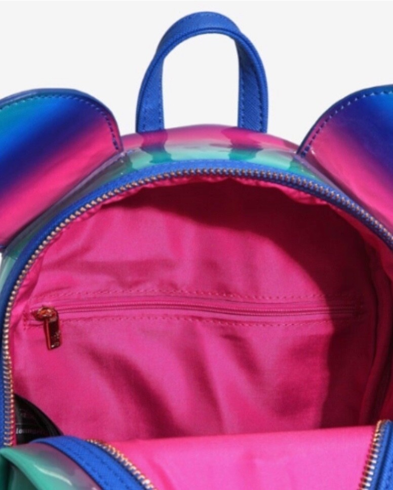 Loungefly Minnie Mouse Striped Mini Backpack | eBay display picture 2