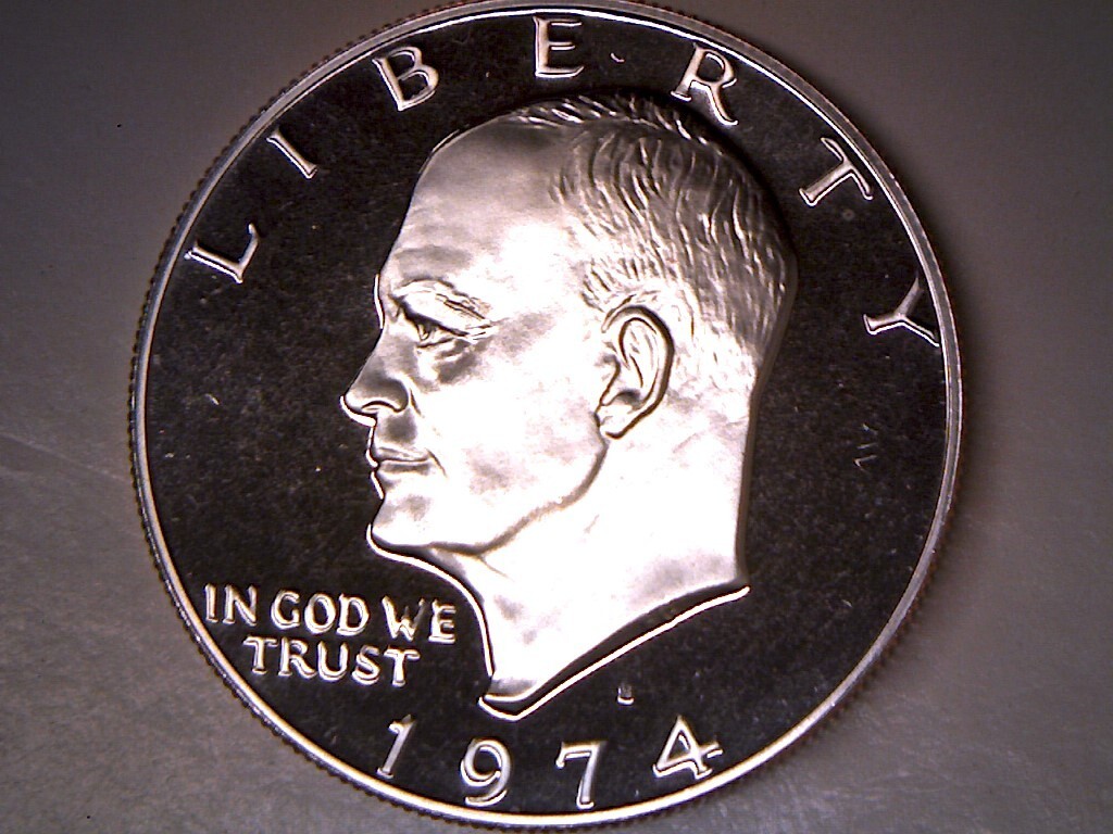 1974 S $1 Clad Proof Ike Dollar **FREE SHIPPING** | eBay