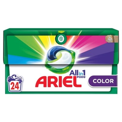 Washing Capsules Ariel All-In-1 Pods Color Clean & Fresh, 24 Pcs.