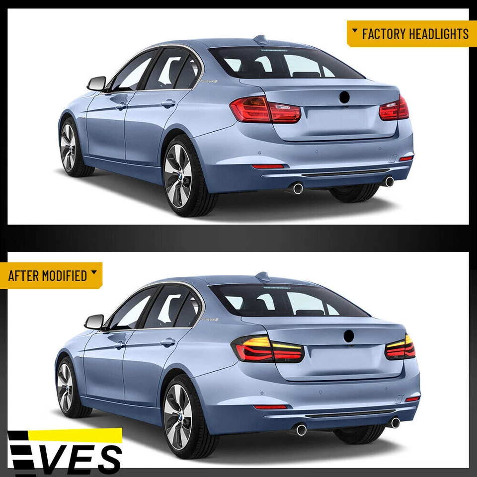 VLAND LED Tail Lights For 2012-2018 BMW 3 Series F30 320i 328i 335i w/Sequential Foto 3 de 4