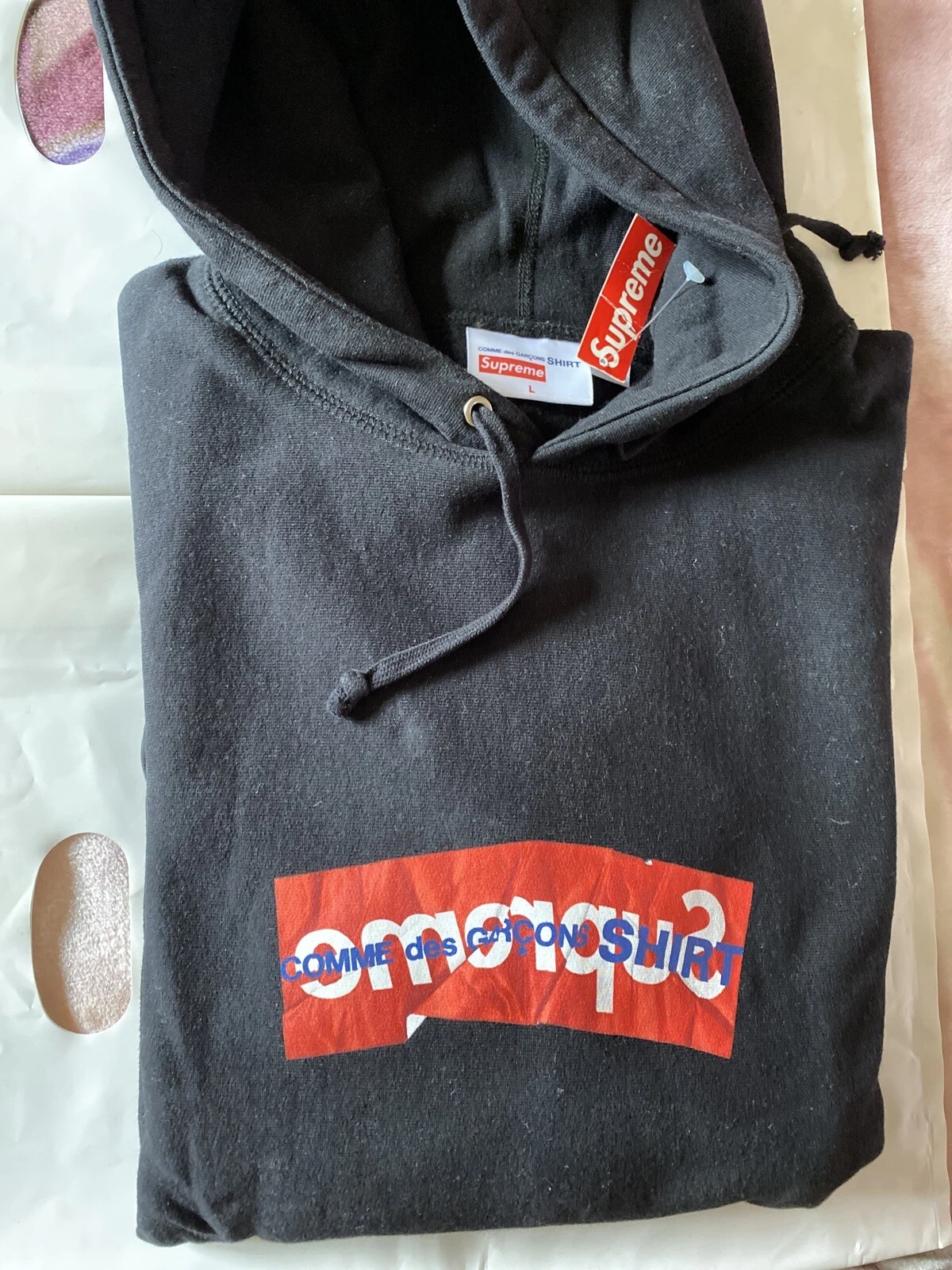 Sweat à capuche Supreme Cdg Comme Des Garcons Large