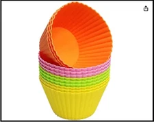 Jumbo Silicone Baking Cups Cupcake Liners Muffin Cups Cake Molds Large