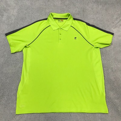 Fila Shirt Mens 2XL XXL Golf Polo Short 