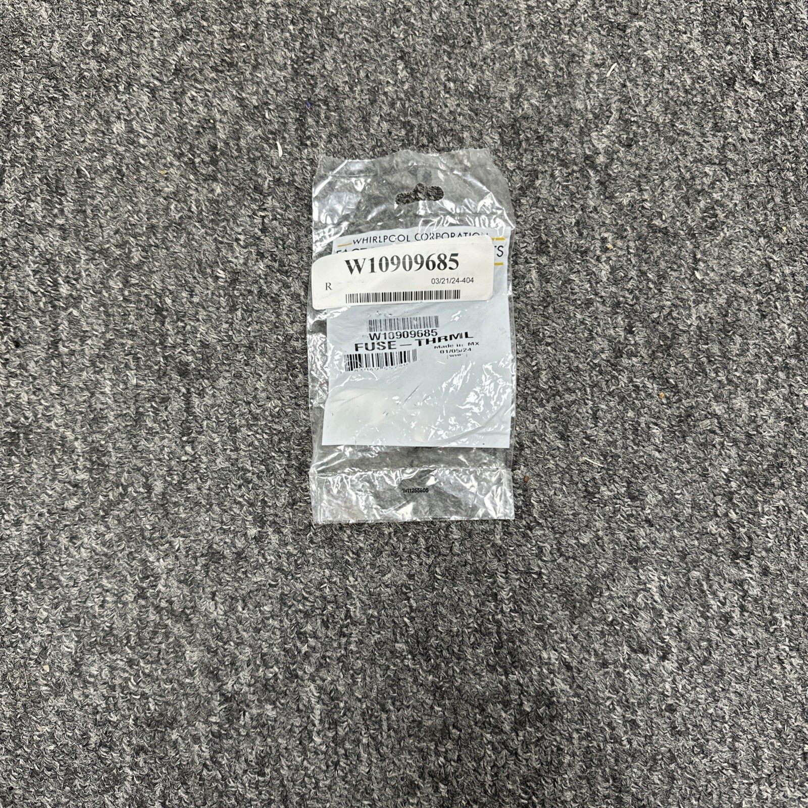 New Genuine OEM Whirlpool W10909685 Dryer Thermal Fuse eBay