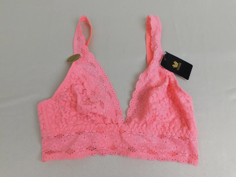 Wacoal Halo 811205 Soft Cup Wire-Free Lace Plunge Bra - 30, Conch Shell #5863 - Image 2 of 4