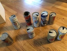 Steel &Alum beer cans: All Steel except:Pearl beer,AnhuserBusch Natural light