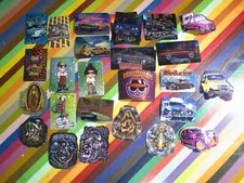 vtg 1990s 2000s Latino vending holo prism sticker Mr Cartoon Dos Hombres Tribal+