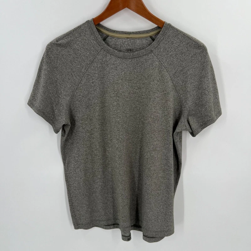 lululemon heathered short sleeve crewneck shirt