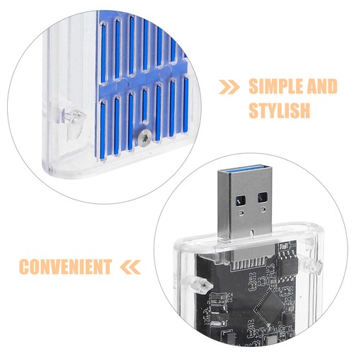 USB 3. 0 Gen 1 SSD Box Kunststoff SSD Gehäuse USB Stecker SSD Box - Bild 12 von 12